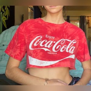 Coca Cola Cropped T Shirt XS